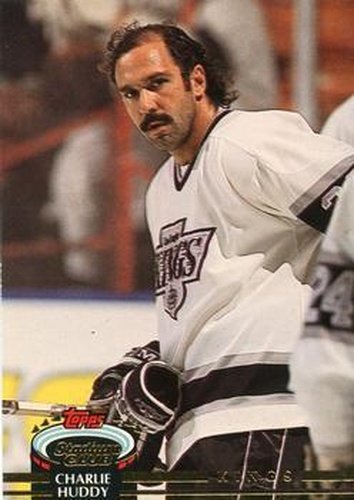 #372 Charlie Huddy - Los Angeles Kings - 1992-93 Stadium Club Hockey