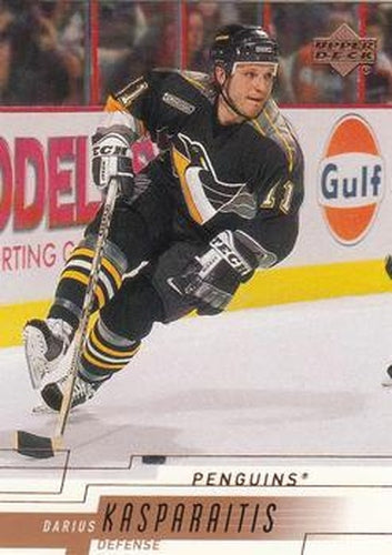 #372 Darius Kasparaitis - Pittsburgh Penguins - 2000-01 Upper Deck Hockey