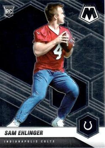 #372 Sam Ehlinger - Indianapolis Colts - 2021 Panini Mosaic Football
