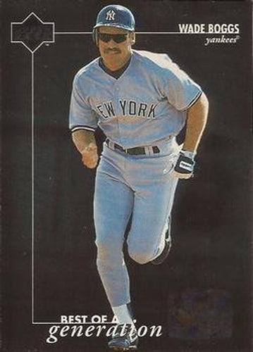 #372 Wade Boggs - New York Yankees - 1996 Upper Deck Baseball