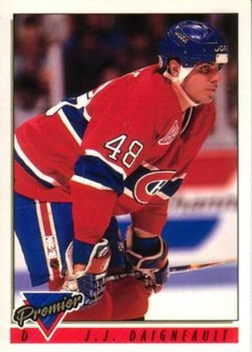 #372 J.J. Daigneault - Montreal Canadiens - 1993-94 O-Pee-Chee Premier Hockey