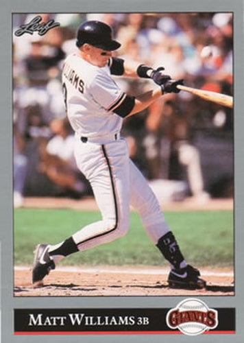 #373 Matt Williams - San Francisco Giants - 1992 Leaf Baseball