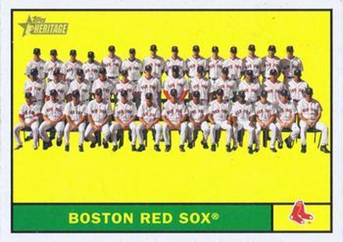 #373 Boston Red Sox - Boston Red Sox - 2010 Topps Heritage Baseball