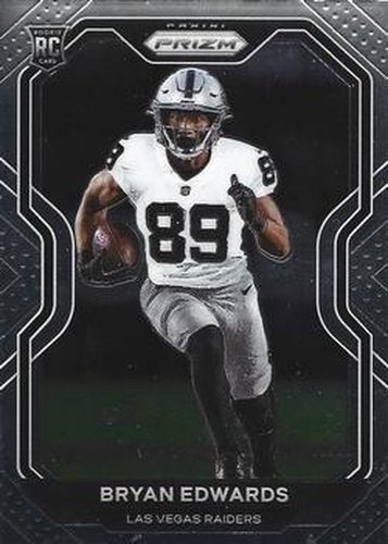 #373 Bryan Edwards - Las Vegas Raiders - 2020 Panini Prizm Football