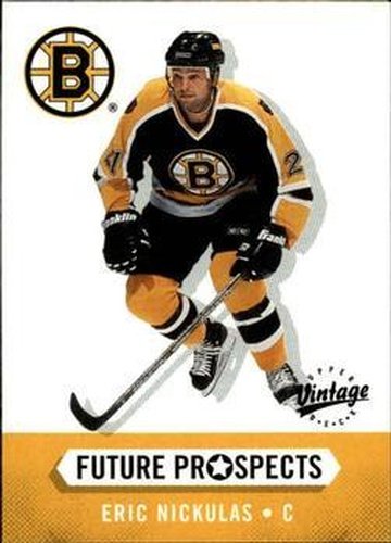 #373 Eric Nickulas - Boston Bruins - 2000-01 Upper Deck Vintage Hockey