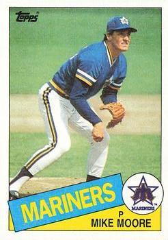 #373 Mike Moore - Seattle Mariners - 1985 Topps Baseball