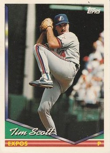#373 Tim Scott - Montreal Expos - 1994 Topps Baseball