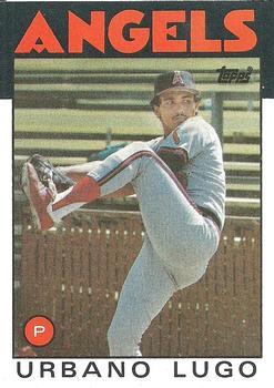 #373 Urbano Lugo - California Angels - 1986 Topps Baseball