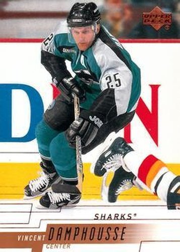 #373 Vincent Damphousse - San Jose Sharks - 2000-01 Upper Deck Hockey