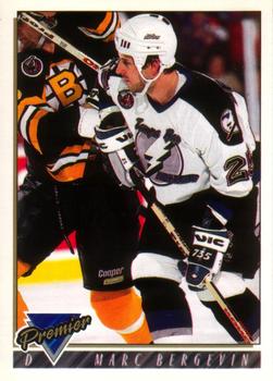 #373 Marc Bergevin - Tampa Bay Lightning - 1993-94 O-Pee-Chee Premier Hockey