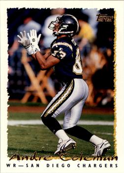 #373 Andre Coleman - San Diego Chargers - 1995 Topps Football