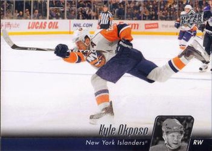 #373 Kyle Okposo - New York Islanders - 2010-11 Upper Deck Hockey