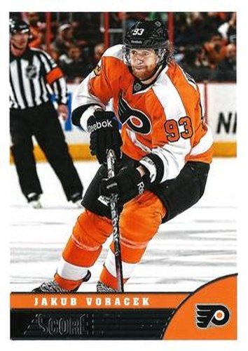 #374 Jakub Voracek - Philadelphia Flyers - 2013-14 Score Hockey