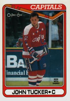 #374 John Tucker - Buffalo Sabres - 1990-91 O-Pee-Chee Hockey