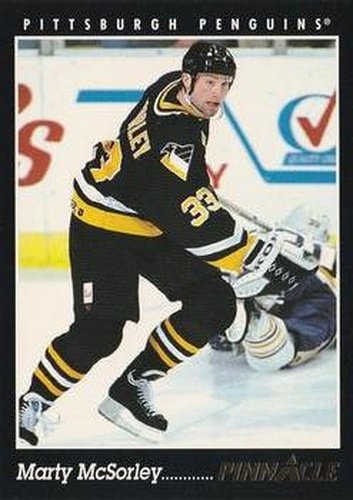 #374 Marty McSorley - Pittsburgh Penguins - 1993-94 Pinnacle Hockey