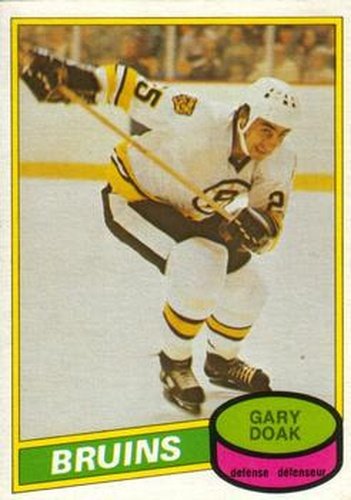 #374 Gary Doak - Boston Bruins - 1980-81 O-Pee-Chee Hockey