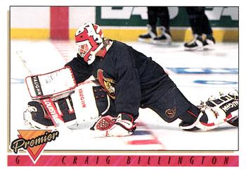 #374 Craig Billington - Ottawa Senators - 1993-94 Topps Premier Hockey