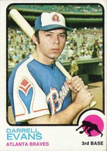 #374 Darrell Evans - Atlanta Braves - 1973 Topps Baseball
