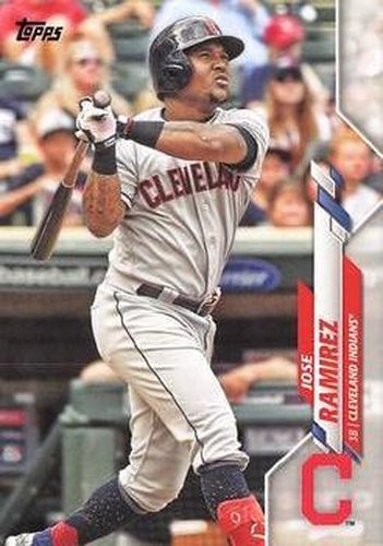 #374 Jose Ramirez - Cleveland Indians - 2020 Topps Baseball