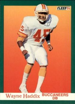 #374 Wayne Haddix - Tampa Bay Buccaneers - 1991 Fleer Football