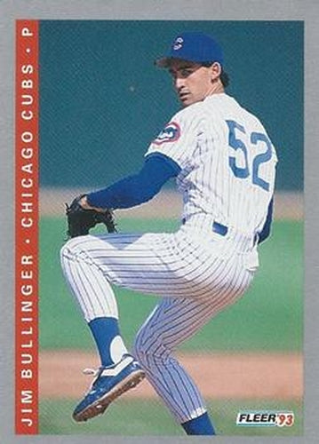 #374 Jim Bullinger - Chicago Cubs - 1993 Fleer Baseball