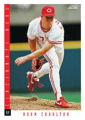 #375 Norm Charlton - Cincinnati Reds - 1993 Score Baseball