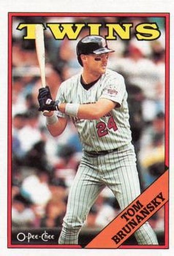 #375 Tom Brunansky - Minnesota Twins - 1988 O-Pee-Chee Baseball