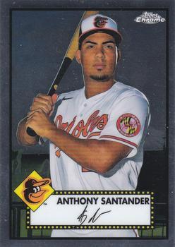 #375 Anthony Santander - Baltimore Orioles - 2021 Topps Chrome Platinum Anniversary Baseball