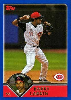 #375 Barry Larkin - Cincinnati Reds - 2003 Topps Baseball