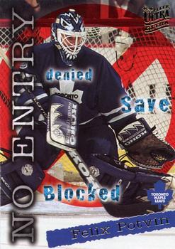 #375 Felix Potvin - Toronto Maple Leafs - 1995-96 Ultra Hockey