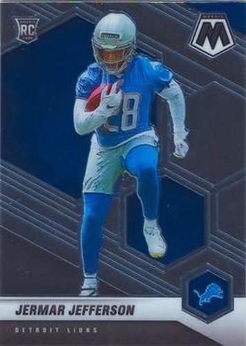 #375 Jermar Jefferson - Detroit Lions - 2021 Panini Mosaic Football