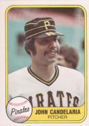 #375 John Candelaria - Pittsburgh Pirates - 1981 Fleer Baseball