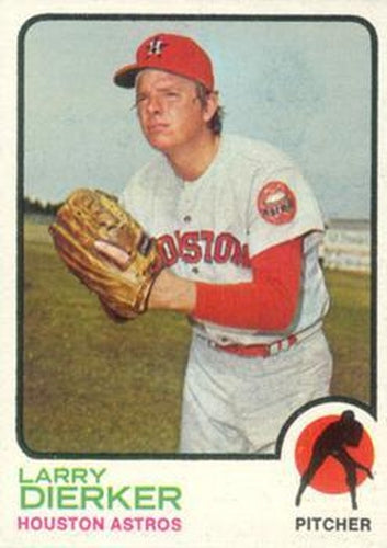 #375 Larry Dierker - Houston Astros - 1973 Topps Baseball