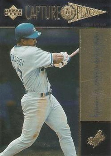 #375 Raul Mondesi - Los Angeles Dodgers - 1997 Upper Deck Baseball