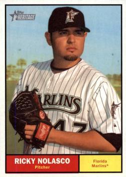 #375 Ricky Nolasco - Florida Marlins - 2010 Topps Heritage Baseball