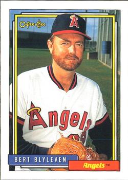 #375 Bert Blyleven - California Angels - 1992 O-Pee-Chee Baseball