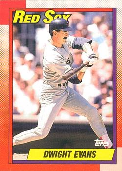 #375 Dwight Evans - Boston Red Sox - 1990 O-Pee-Chee Baseball