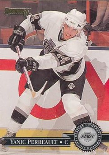 #375 Yanic Perreault - Los Angeles Kings - 1995-96 Donruss Hockey