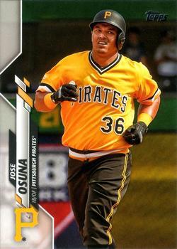 #375 Jose Osuna - Pittsburgh Pirates - 2020 Topps Baseball
