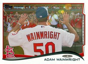 #375c Adam Wainwright - St. Louis Cardinals - 2014 Topps Baseball
