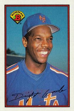 #376 Doc Gooden - New York Mets - 1989 Bowman Baseball
