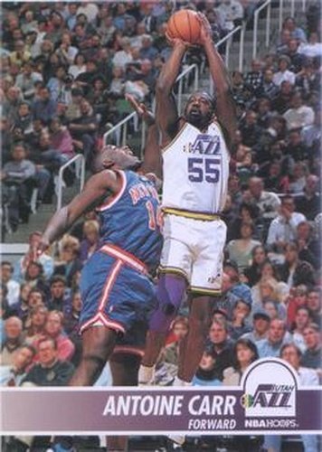 #376 Antoine Carr - Utah Jazz - 1994-95 Hoops Basketball