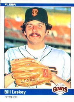 #376 Bill Laskey - San Francisco Giants - 1984 Fleer Baseball