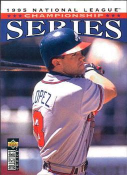 #376 Javy Lopez - Atlanta Braves - 1996 Collector's Choice Baseball