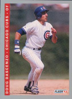 #376 Doug Dascenzo - Chicago Cubs - 1993 Fleer Baseball