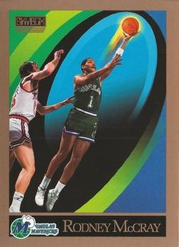 #377 Rodney McCray - Dallas Mavericks - 1990-91 SkyBox Basketball