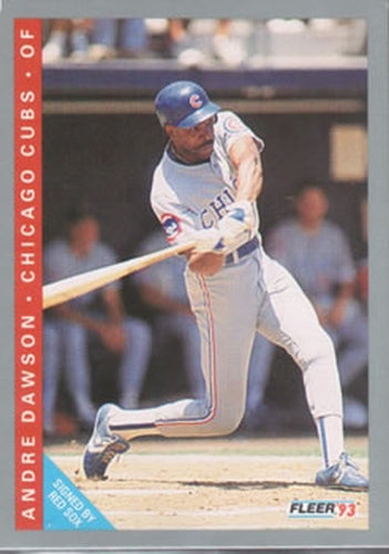 #377 Andre Dawson - Boston Red Sox - 1993 Fleer Baseball