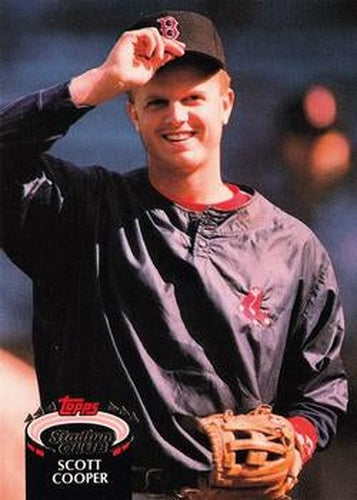 #377 Scott Cooper - Boston Red Sox - 1992 Stadium Club Baseball