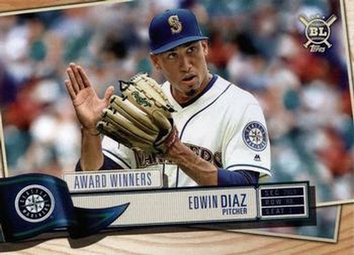 #377 Edwin Diaz - Seattle Mariners - 2019 Topps Big League Baseball