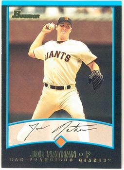 #377 Joe Nathan - San Francisco Giants - 2001 Bowman Baseball